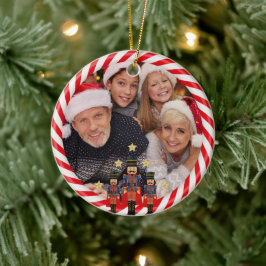 WeihnachtsNutcracker Familienname personalisieren Keramik Ornament