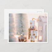WeihnachtsNutcracker im Winter Postkarte (Vorne/Hinten)