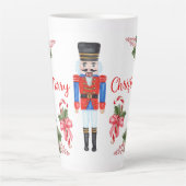 WeihnachtsNutcracker Latte Tasse (Vorderseite)