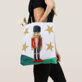 WeihnachtsNutcracker mit Gold Glitzer Stars Tasche (Von Nahem)