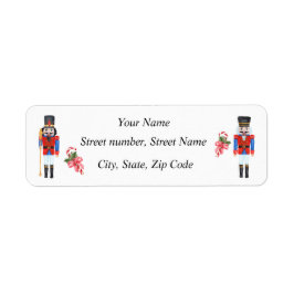 WeihnachtsNutcracker-Rücksendetikett