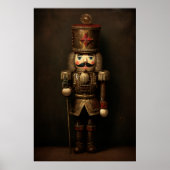 WeihnachtsNutcracker Vintager Stil Poster (Vorne)