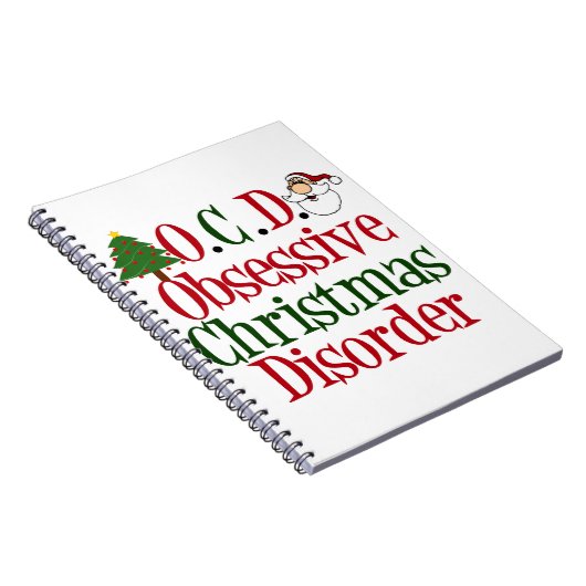 Weihnachtsobsession Notizblock (Rechte Seite)