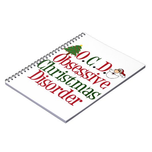 Weihnachtsobsession Notizblock (Linke Seite)