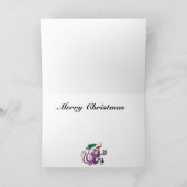 Weihnachtsoctopus Feiertagskarte (Innenseite)