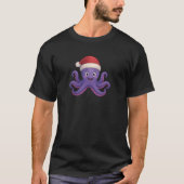 WeihnachtsOctopus Reindeer Weihnachtsmann Lover Xm T-Shirt (Vorderseite)