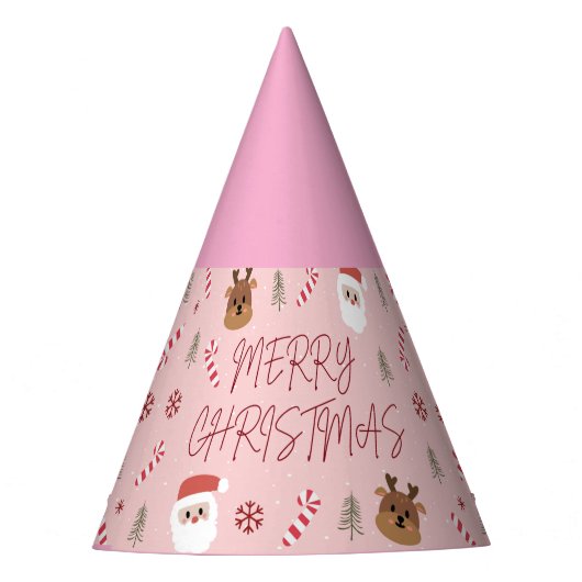 Weihnachtsohle Partyhütchen (Vorderseite)