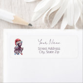 Weihnachtsoktopus in Aquarellform mit Weihnachtsma (Insitu)