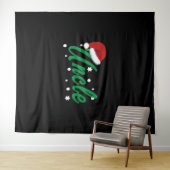 Weihnachtsonkel Wandteppich (Beispiel (Horizontal))