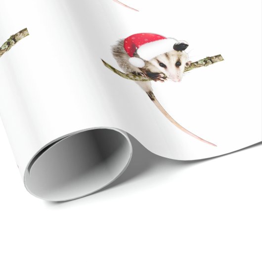Weihnachtsopossum-Packpapier Geschenkpapier (Rolleneckpunkt)