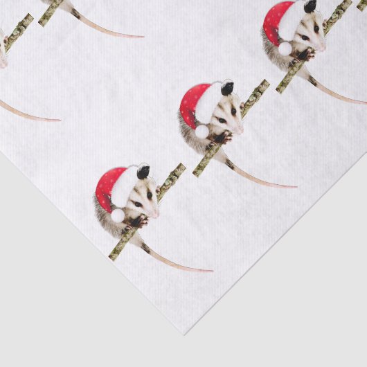 Weihnachtsopossum-Seidenpapier Seidenpapier (Ausschnitt)
