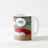 Weihnachtsorange Tabby-Katze Kaffeetasse (VorderseiteRechts)