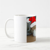 Weihnachtsorange Tabby-Katze Kaffeetasse (Links)