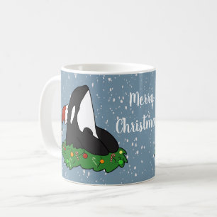 Weihnachtsorca Kaffeetasse