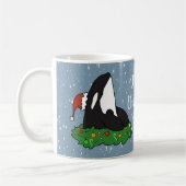 Weihnachtsorca Kaffeetasse (Links)