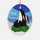 Weihnachtsorca Keramik Ornament (Rechts)