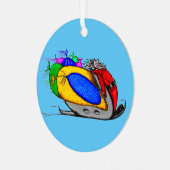Weihnachtsornament (Vorderseite links)
