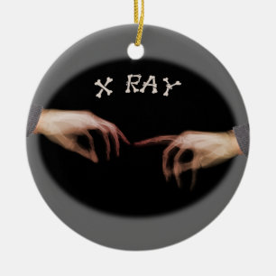 WEIHNACHTSORNAMENT RÖNTGEN - FINGER BERÜHREN SICH