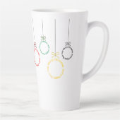 Weihnachtsornament Textdesign Milchtasse (Rechts)