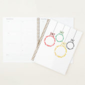 Weihnachtsornament Textdesign Planer (Anzeige)