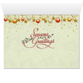 Weihnachtsornamente Blau Gold Geflecht (Innenansicht Horizontal (Unten))
