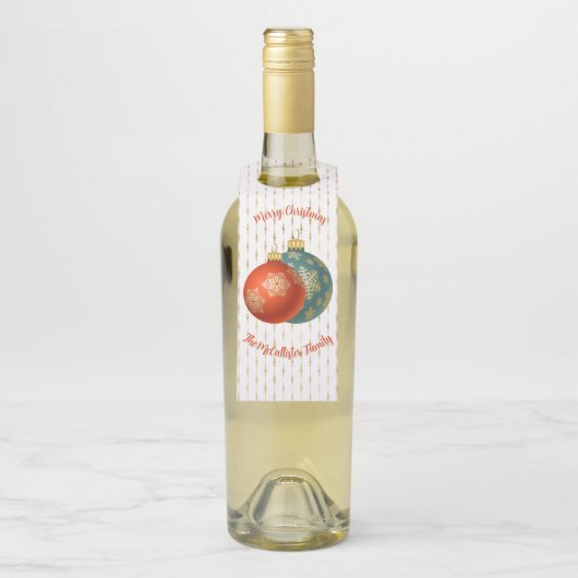 Weihnachtsornamente Flaschenanhänger (Auf Flasche)