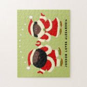 Weihnachtspaar Puzzle (Vertikal)
