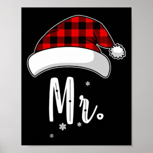 Weihnachtspaare für Paare, Rot P Poster