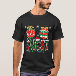 Weihnachtspaare Kastanien Passende Familie Lustig T-Shirt