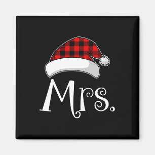 Weihnachtspaare Matching Family Red Kariert Weihna Magnet