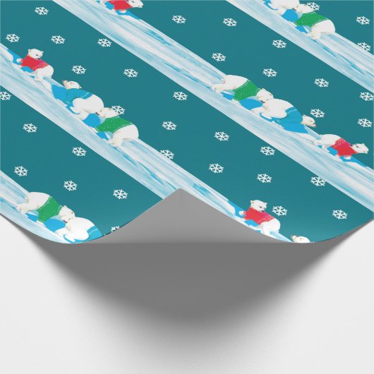 WeihnachtsPackpapier für Kinder Geschenkpapier (Ecke)