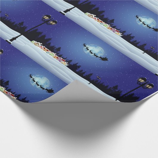 WeihnachtsPackpapier Geschenkpapier (Ecke)