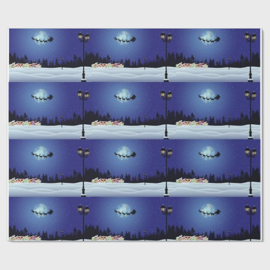 WeihnachtsPackpapier Geschenkpapier (Flach)