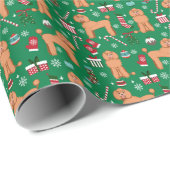 Weihnachtspackpapier Geschenkpapier (Rolleneckpunkt)