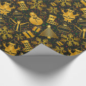 WeihnachtsPackpapier Geschenkpapier (Ecke)