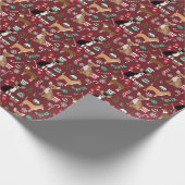 Weihnachtspackpapier Geschenkpapier (Ecke)