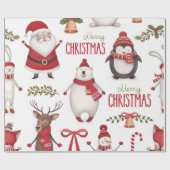 WeihnachtsPackpapier Geschenkpapier (Flach)