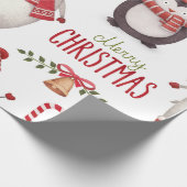 WeihnachtsPackpapier Geschenkpapier (Ecke)