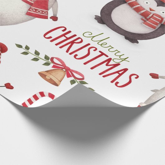 WeihnachtsPackpapier Geschenkpapier (Ecke)