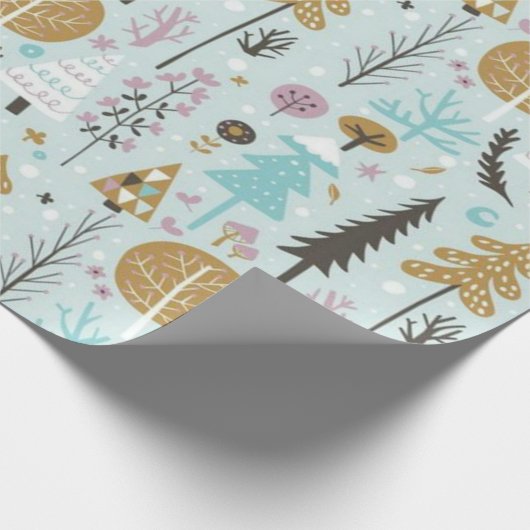 WeihnachtsPackpapier Geschenkpapier (Ecke)
