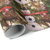 WeihnachtsPackpapier-Schnee-Mann Geschenkpapier (Rolleneckpunkt)