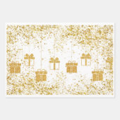 Weihnachtspackung Geschenkpapier Set (Vorderseite)