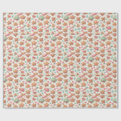 Weihnachtspackung mit festlichen Leckereien Geschenkpapier (Flach)