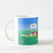 Weihnachtspaddel Kaffeetasse (Links)