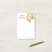 Weihnachtspads Post it Ornamente Notepads 4 x 6 Post-it Klebezettel (Auf Schreibtisch)