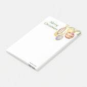 Weihnachtspads Post it Ornamente Notepads 4 x 6 Post-it Klebezettel (angewinkelt)