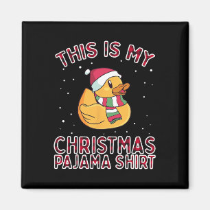 Weihnachtspajamas für Familien-Enten Das ist mein  Magnet