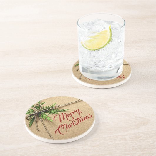 "Weihnachtspaket" Untersetzer (Seite)