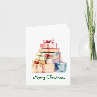 Weihnachtspakete Feiertagskarte