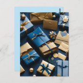 Weihnachtspakete nach Karte (Vorne/Hinten)